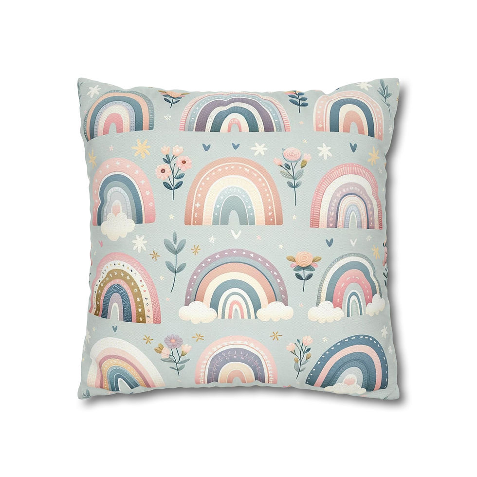 Thumbnail: Rainbow Dreams Pillow Cover