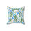 Thumbnail: Pillow cover with abstract green and blue leopard print on a white background, perfect for modern or eclectic home decor.
