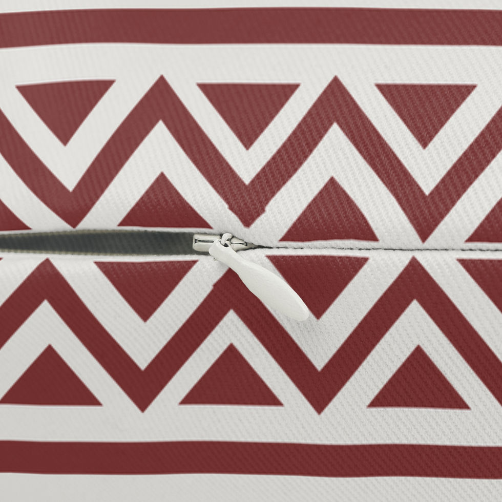 Thumbnail: Nordic Reindeer Holiday Lumbar Pillow 