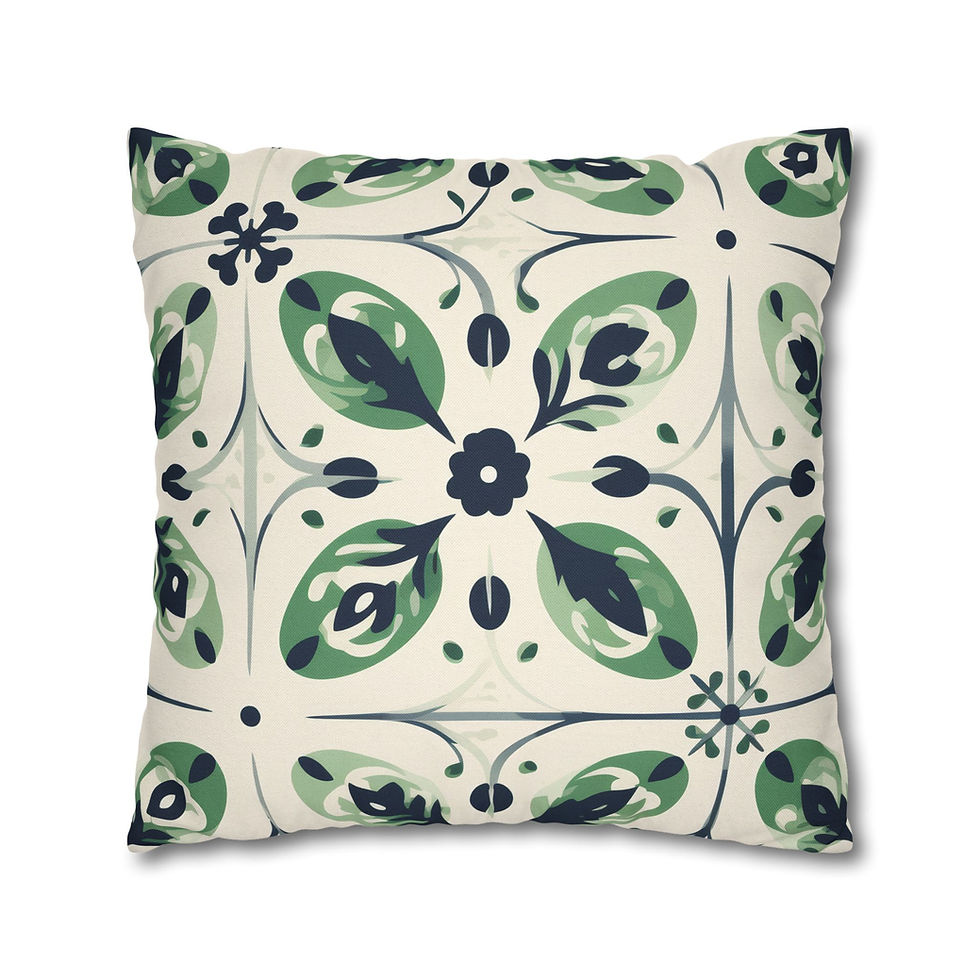 Thumbnail: Cream Mosaic Pillow Cover