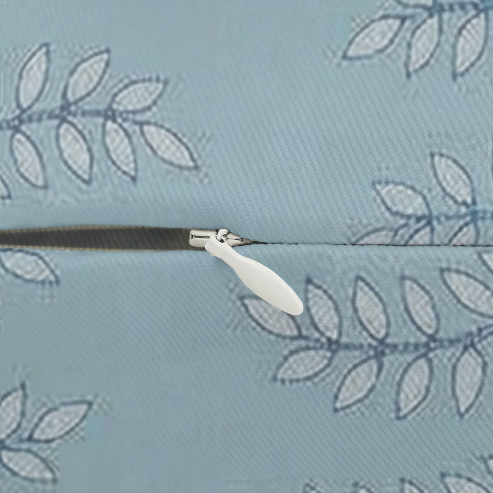 Thumbnail: French Blue Trailing Vine Lumbar Pillow