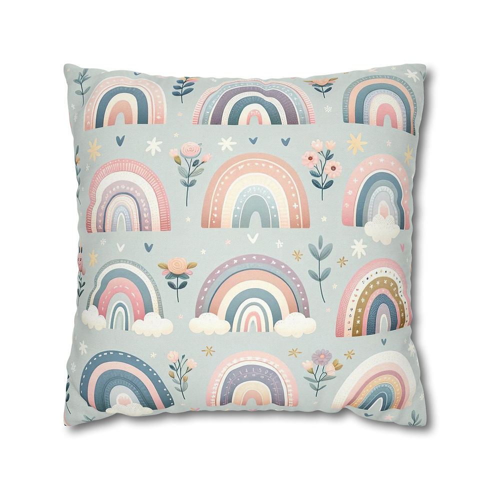 Thumbnail: Rainbow Dreams Pillow Cover