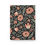 Thumbnail: Hardcover journal with blush pink floral pattern and green leaves on a dark background – botanical flower print diary.