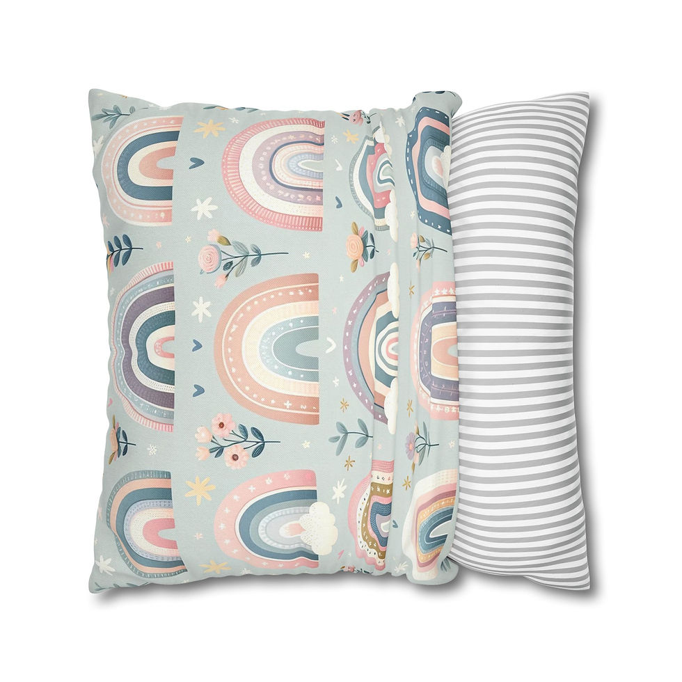 Thumbnail: Rainbow Dreams Pillow Cover