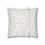 Thumbnail: Pillow cover with a minimalist terrazzo-style pattern featuring small green and light blue shapes on a soft cream background.