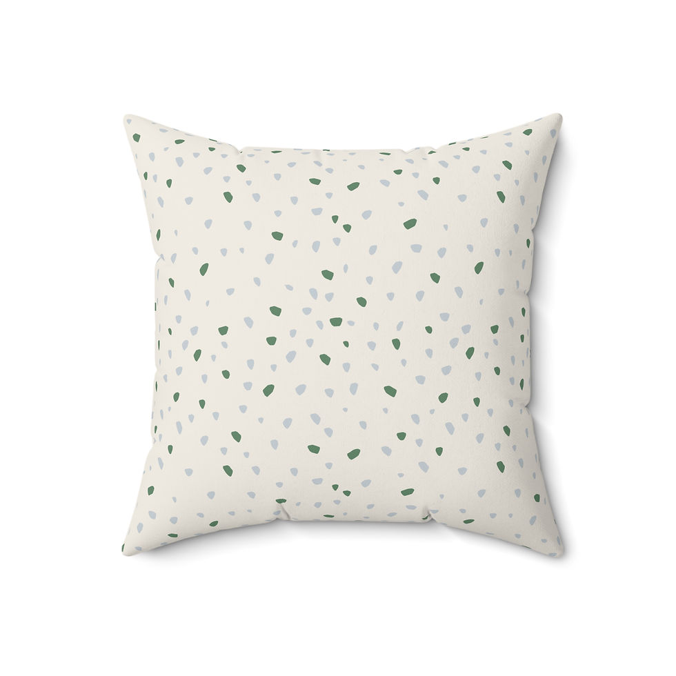 Thumbnail: Milano Terrazzo Speckle Faux Suede Throw Pillow