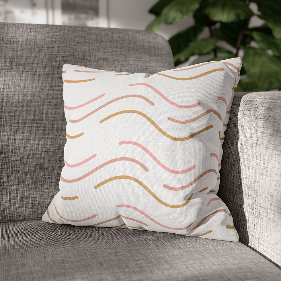 Thumbnail: Wave Design Pillow Cover