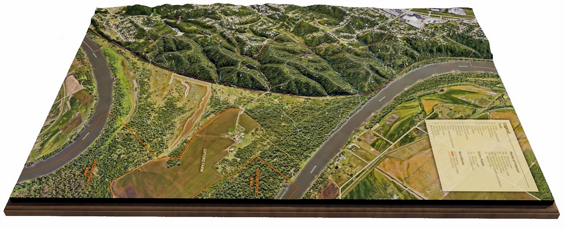 Fontanelle Forest topographic map