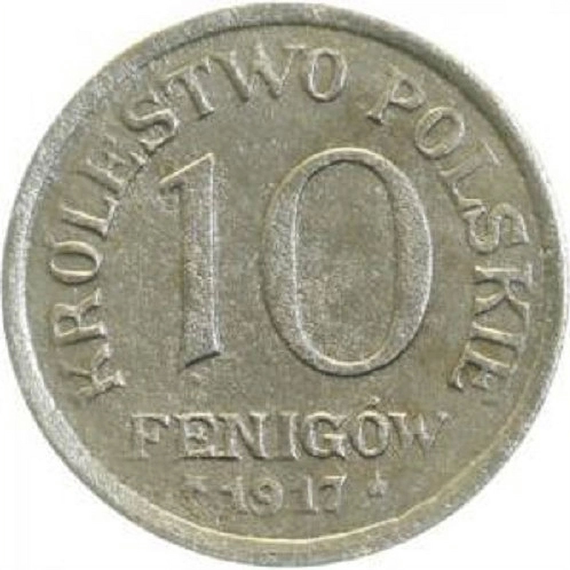 10 Fenigow 1917 F Krolestwo Polskie JN606A-3-0