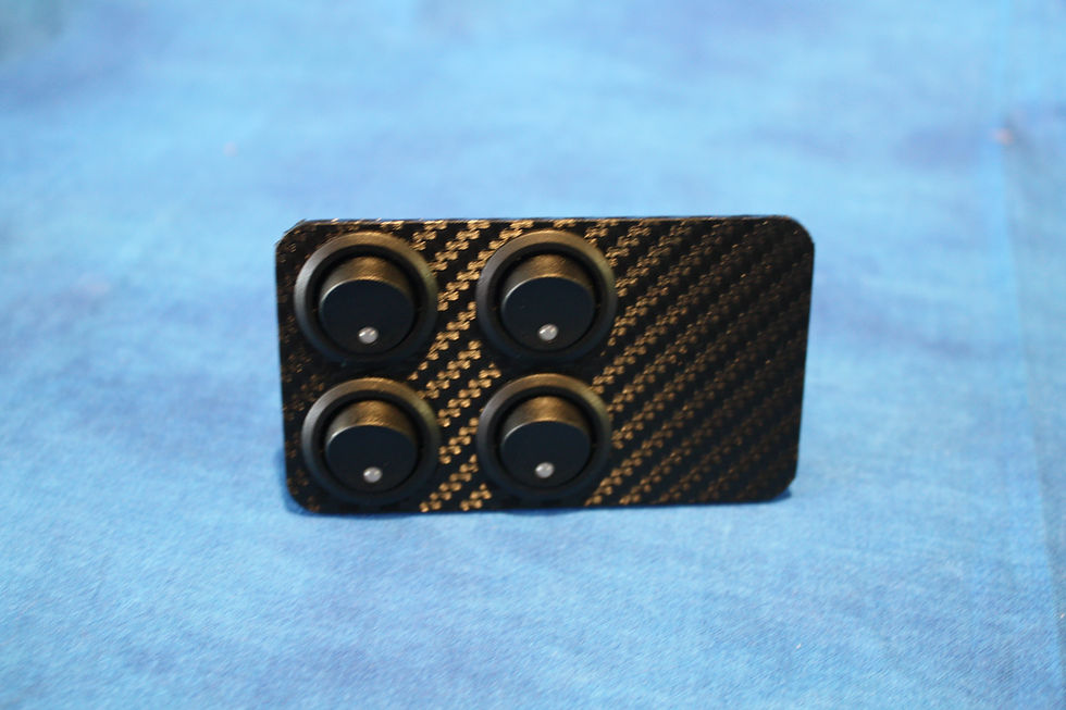 Thumbnail: "C" Cubby Hole Switch Plate for 09-14 GEN 12 F-150 4-Hole Small Switch