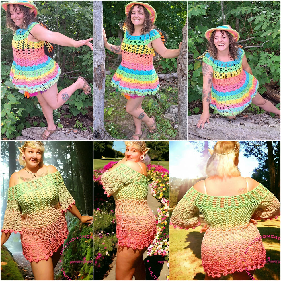 Thumbnail: Pattern bundle - Forest Fae Dress & Top