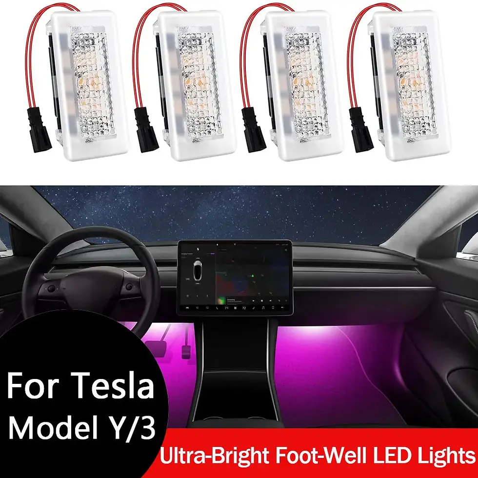 Thumbnail: For Tesla Model Y Model 3 Highland Ultra-Bright Interior Foot-Well Lights