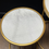 Thumbnail: White Marble and Gold Set Of Two Nesting Tables