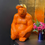 Thumbnail: XXL  Donald The Orange Gorilla in a Baseball Hat Ornament 59cm