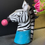 Thumbnail: Zebra Blowing Bubble Vase 23cm