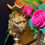 Thumbnail: Gold Crowned Eagle Tiger or Bear Candle Holders 