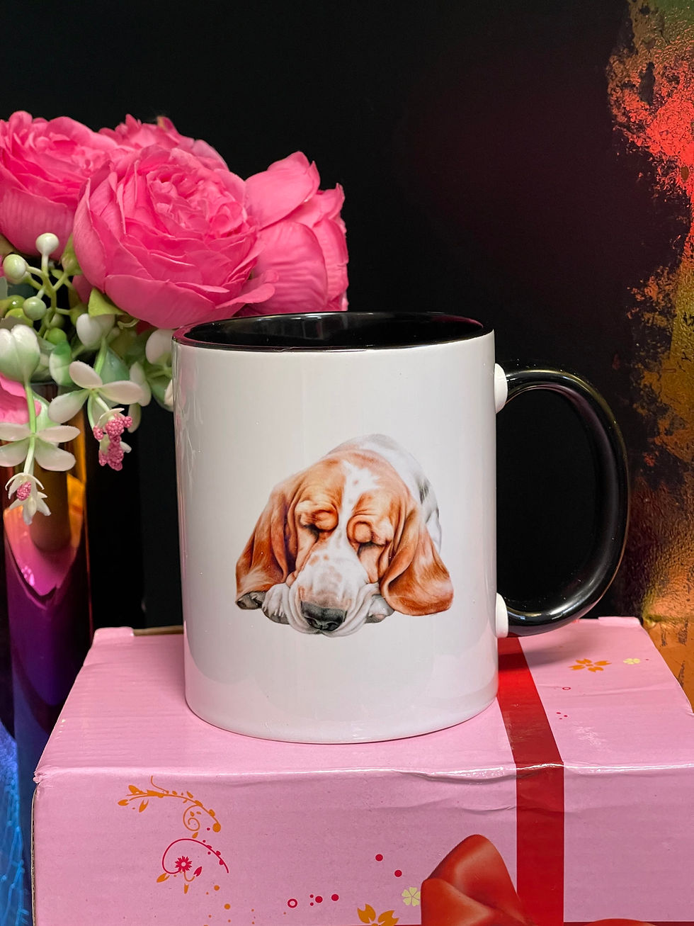 Thumbnail: Assorted Basset Hound Dog Mugs 11oz 