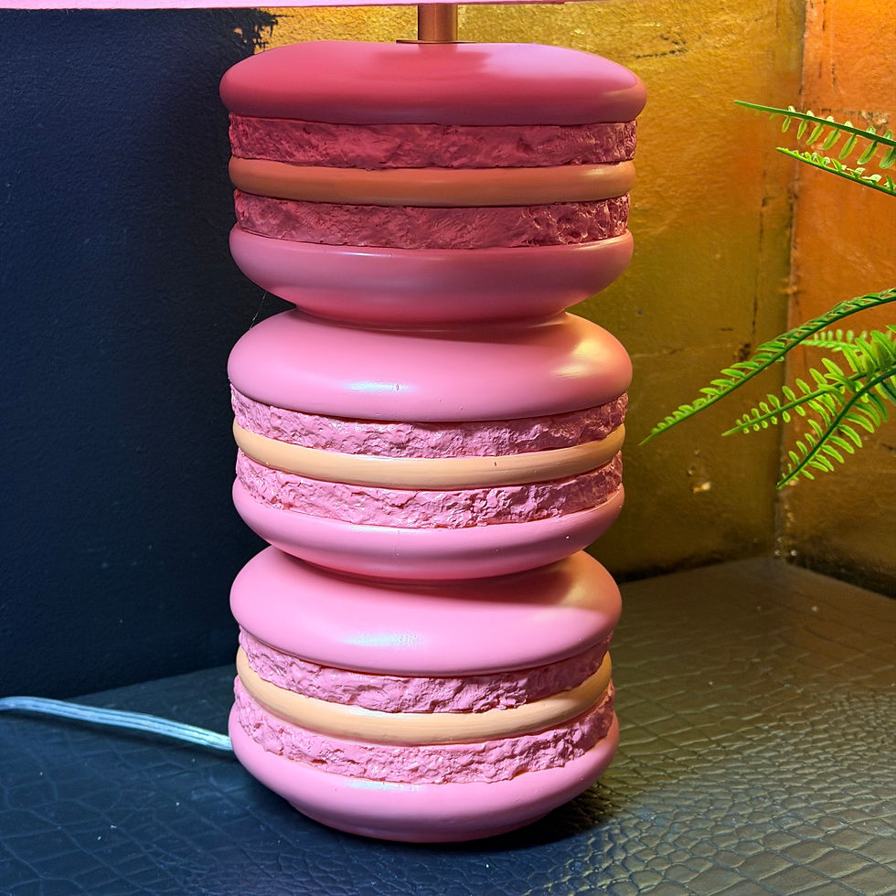 Thumbnail: Pink Macaroon Stack Table Lamp