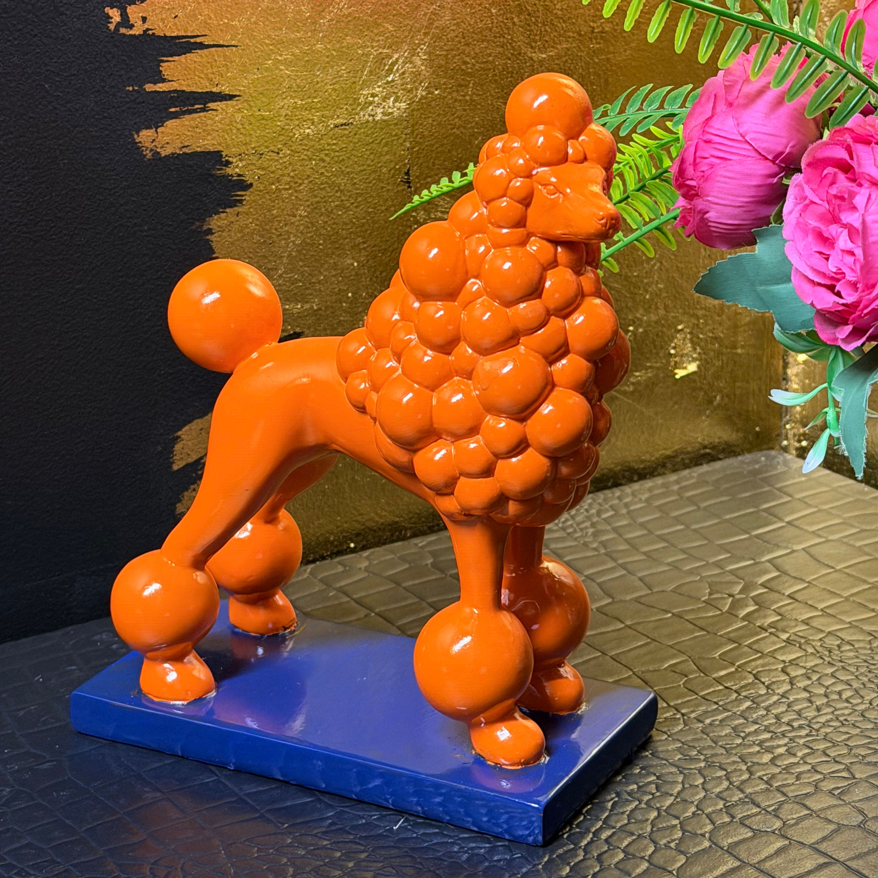 Ushi The Orange Poodle Ornament
