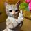 Thumbnail: Grey Tabby Cat Up Yours Naughty Middle Finger