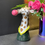 Thumbnail: Quirky Giraffe Vase Blowing Bubble 23cm