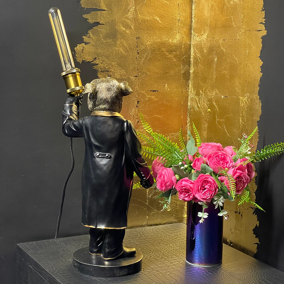 Thumbnail: Dressed Up Bulldog Table Lamp 46cm