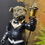 Thumbnail: Dressed Up Bulldog Table Lamp 46cm