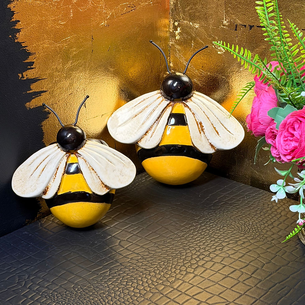 Thumbnail: Ceramic Bee Wall Planter 2 sizes