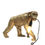 Thumbnail: Walking Monkey Holding a Bulb Gold Table Lamp 41cm
