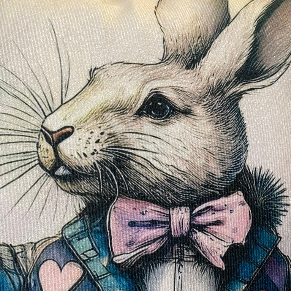 Thumbnail: The White Rabbit Alice in Wonderland Double Sided Cushion 45cm