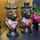 Thumbnail: Bow Tie Dressed Up Monocle Quirky Bear Bust Gold Or Silver