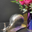 Thumbnail: Metal Silver Snail Ornament 22cm