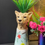 Thumbnail: Large Ceramic Leopard Vase 35cm