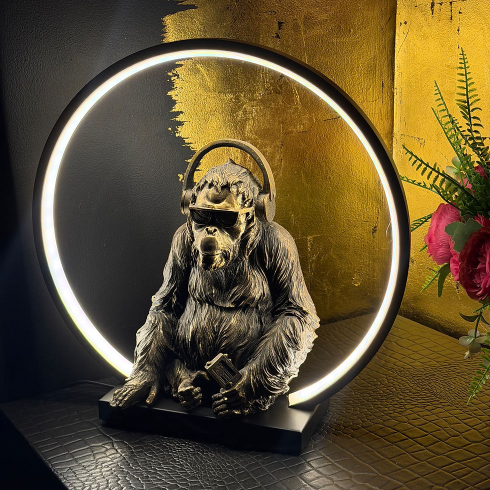 Thumbnail: LED Gorilla in Headphones Lamp 35cm 🦍 