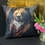 Thumbnail: Dressed Up Brown Bear Double Sided Velvet Cushion Assorted