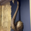 Thumbnail: Antique Gold Flamingo Head Wall Lamp 59cm