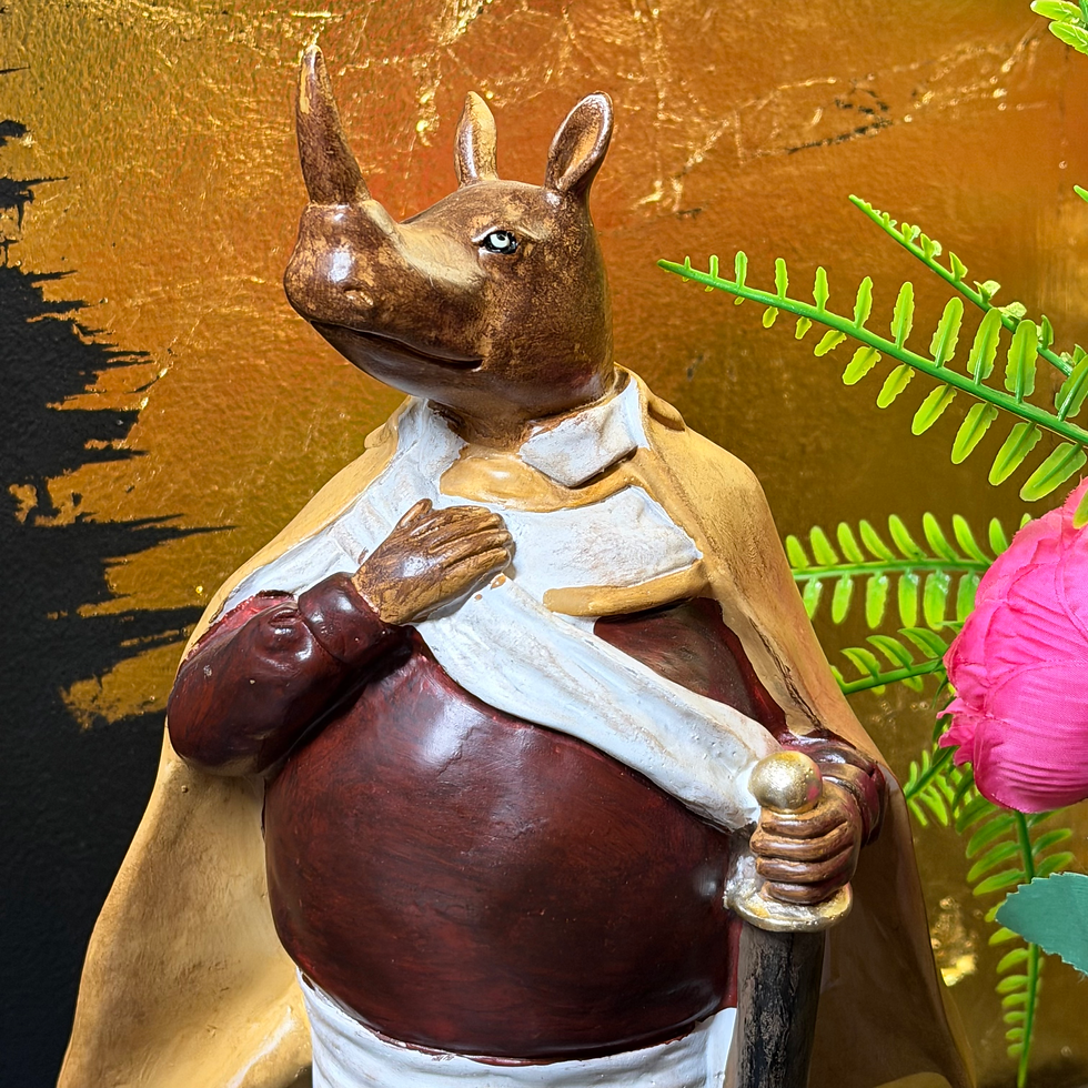 Thumbnail: Rhino Gentry Ornament 30cm
