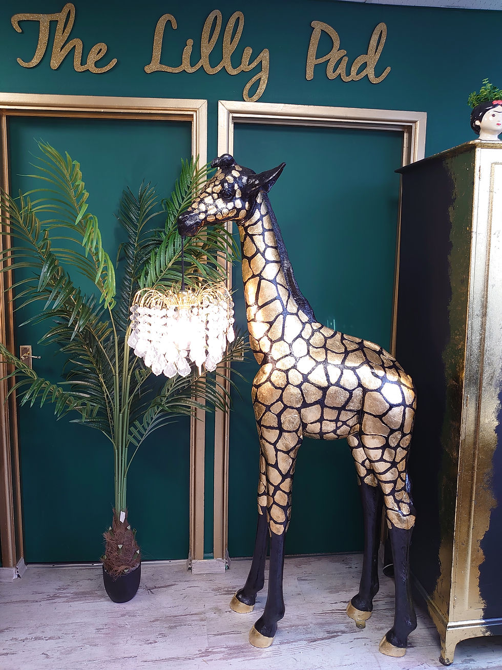 Thumbnail: One of a kind 175cm Baby Giraffe Lamp!