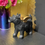 Thumbnail: Schnauzer / Terrier Scottie Dog With Wings Coin Bank Money Box