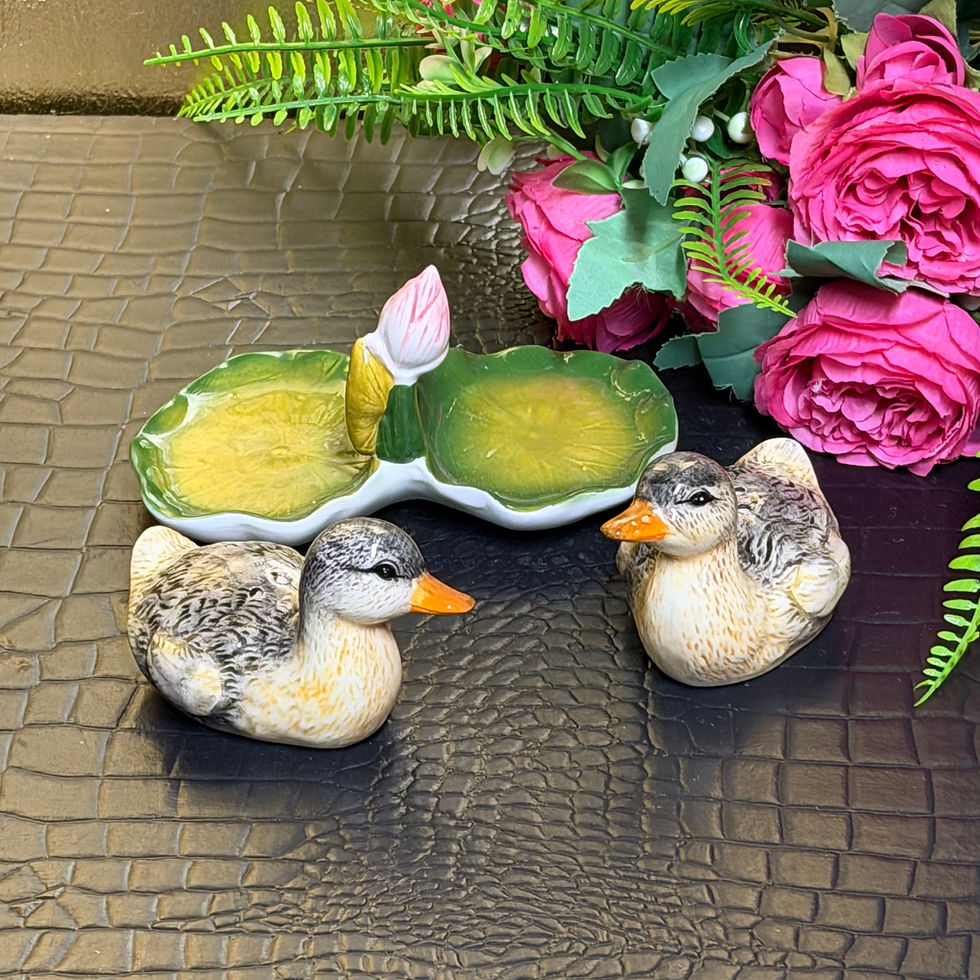 Thumbnail: Hestia Duckling on Lily Pad Salt & Pepper Set