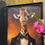 Thumbnail: Dressed Up Giraffe Framed Canvas Picture 