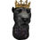 Thumbnail: Black Leopard Head with Gold Crown Bust 34cm