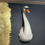 Thumbnail: 57.5cm White Swan Head Wall Figure