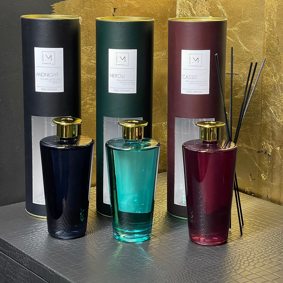 Neroli Cotton Turkish Rose or Cassis Reed Diffuser 500ml