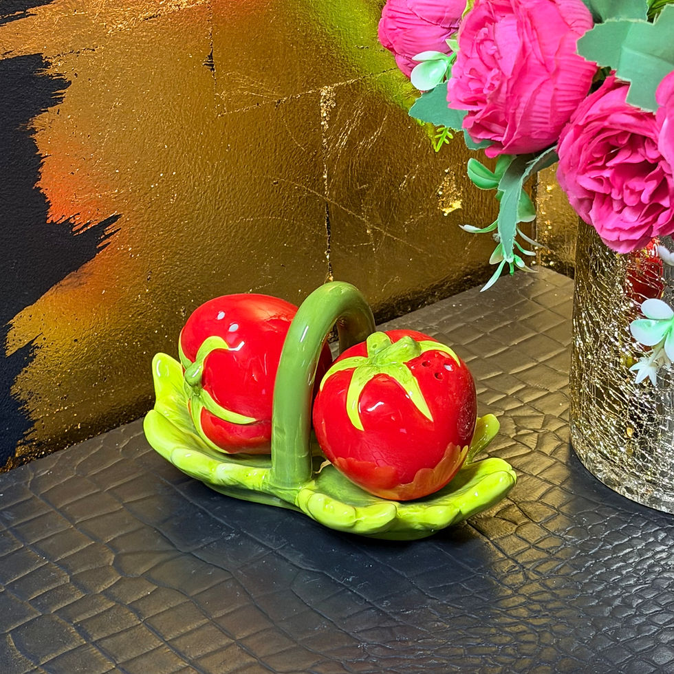 Thumbnail: The Cottage Garden Salt & Pepper Set - Tomato