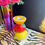 Thumbnail: Ceramic Fruits Lemon Strawberry Orange Candle Holder 16cm 