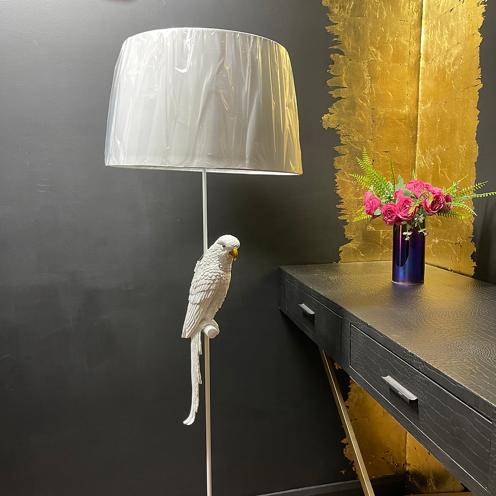 Thumbnail: Matt White  Parrot Floor Lamp 154cm