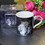 Thumbnail: Ceramic Mug With Black And White Lion Wearing a Crown