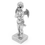 Thumbnail: Too Cool Cherub Ornament Silver or White 29cm