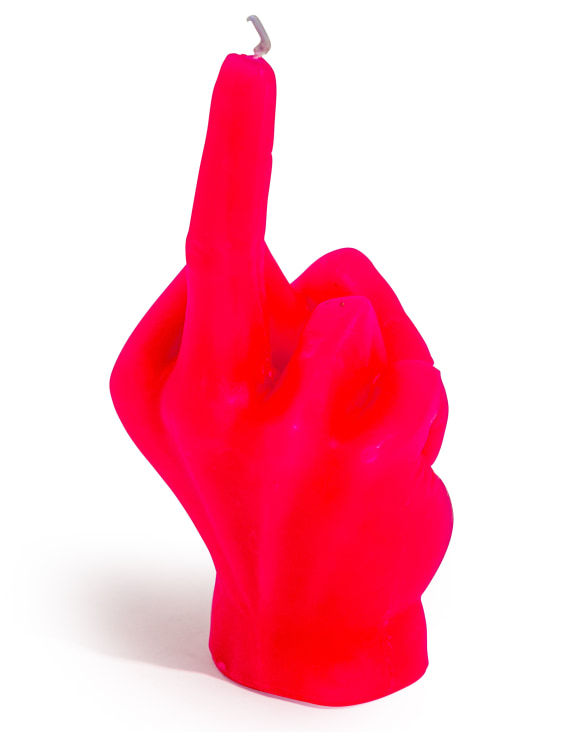 Thumbnail: Hot Pink Middle Finger Candle 16.5cm